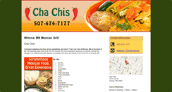 Desktop Screenshot of chachismexicangrill.com